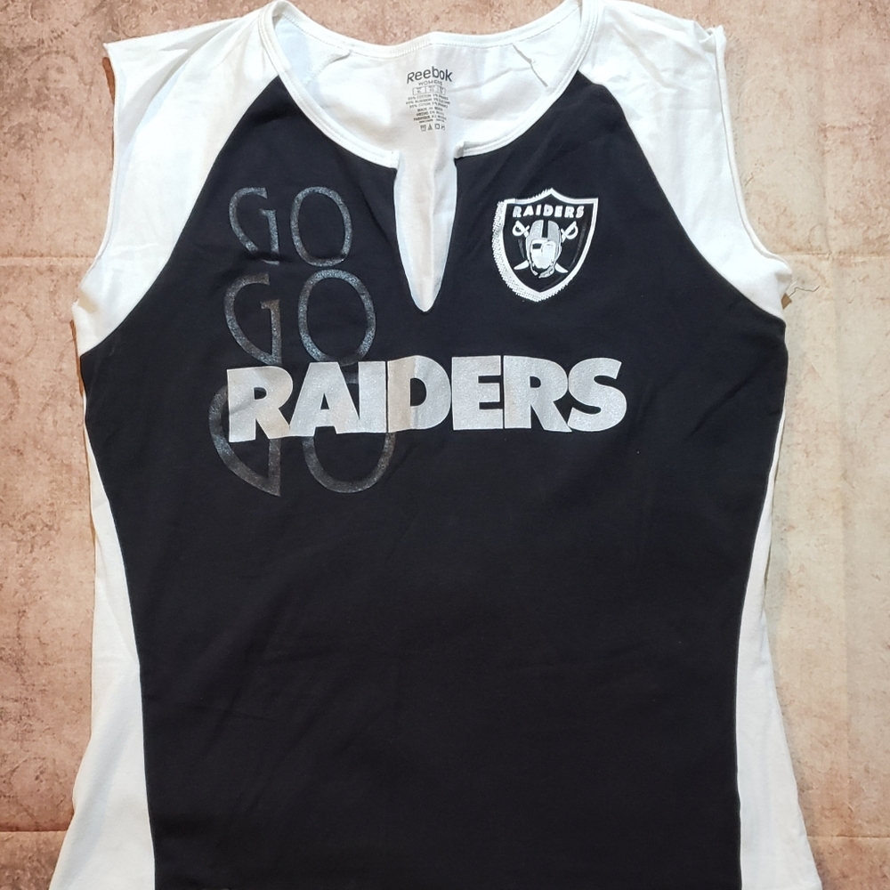 Women's Raiders Reebok top tshirt XL football